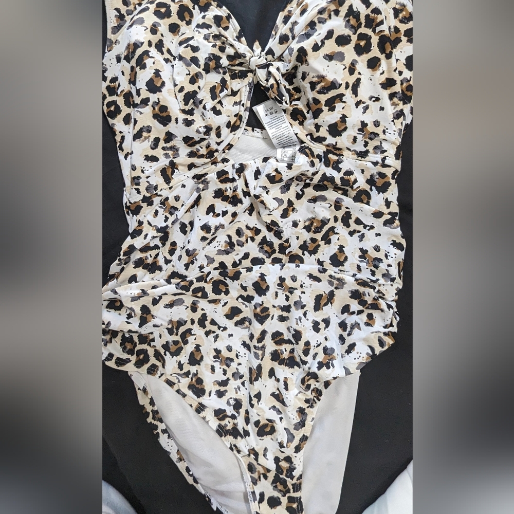 COPY - Niptuck swim one piece swimsuit. Size 12. Animal ( Cheetah print).